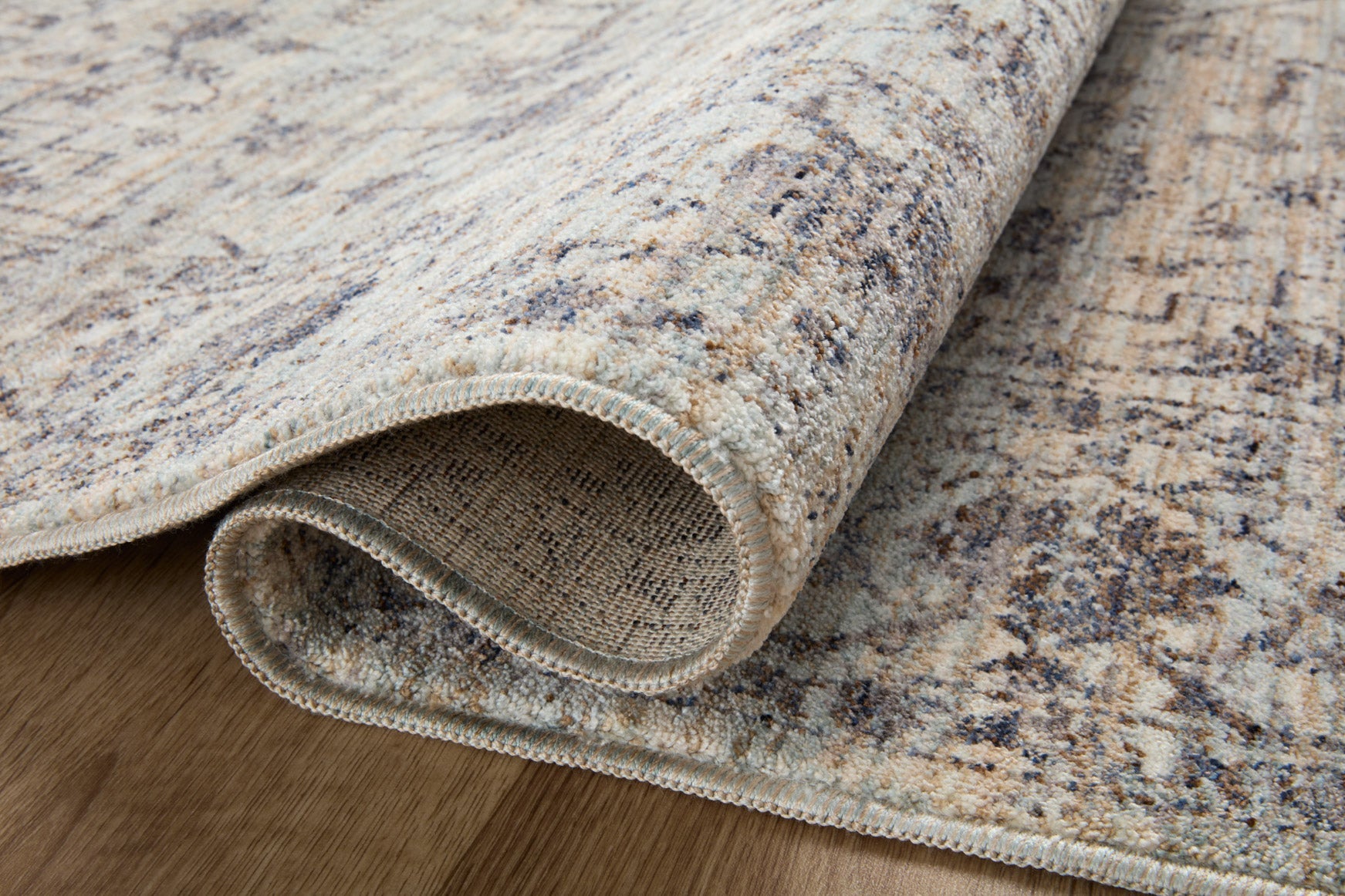 Loloi II Sorrento Mist / Charcoal Rug White Cliff Studio Area Rugs
