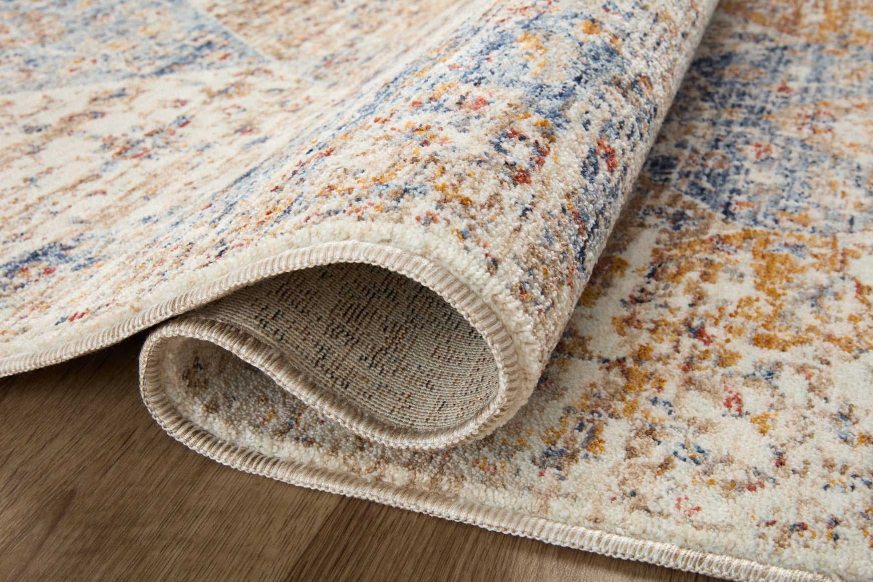 Loloi II Sorrento Ivory / Multi Rug White Cliff Studio Area Rugs
