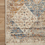 Loloi II Sorrento Ivory / Multi Rug White Cliff Studio Area Rugs