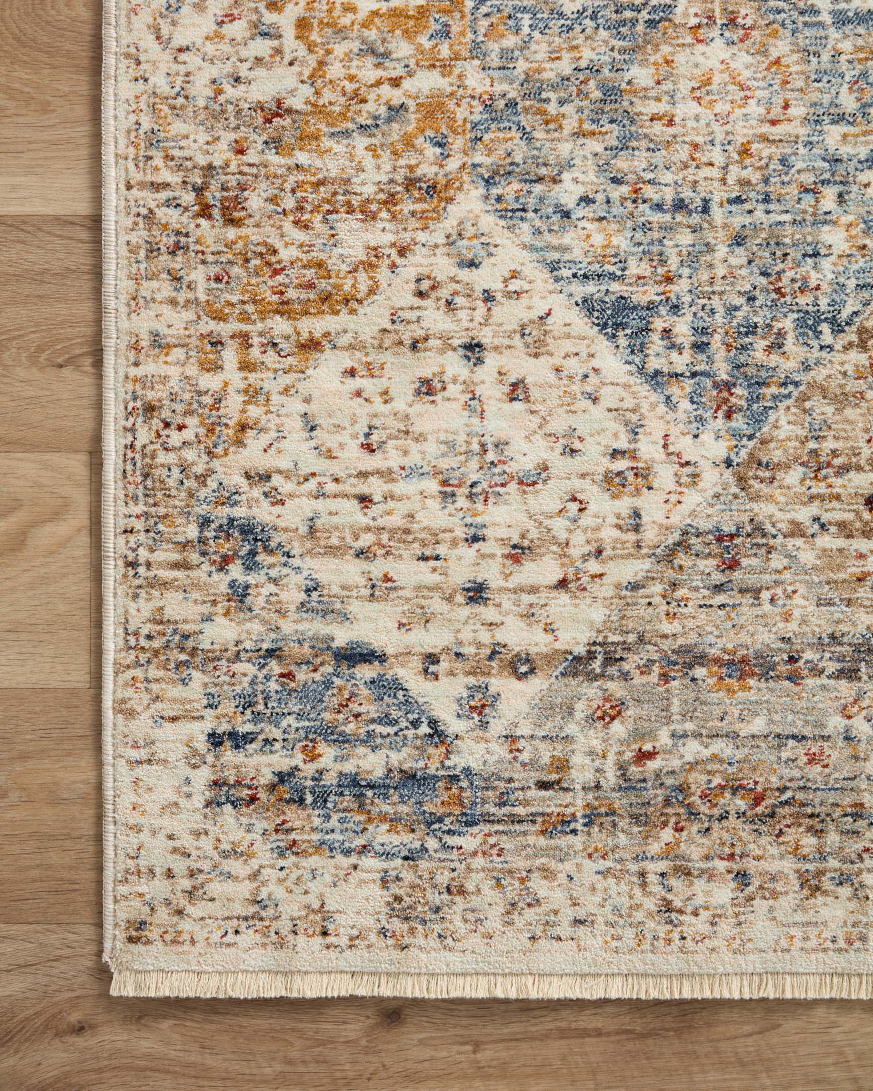 Loloi II Sorrento Ivory / Multi Rug White Cliff Studio Area Rugs