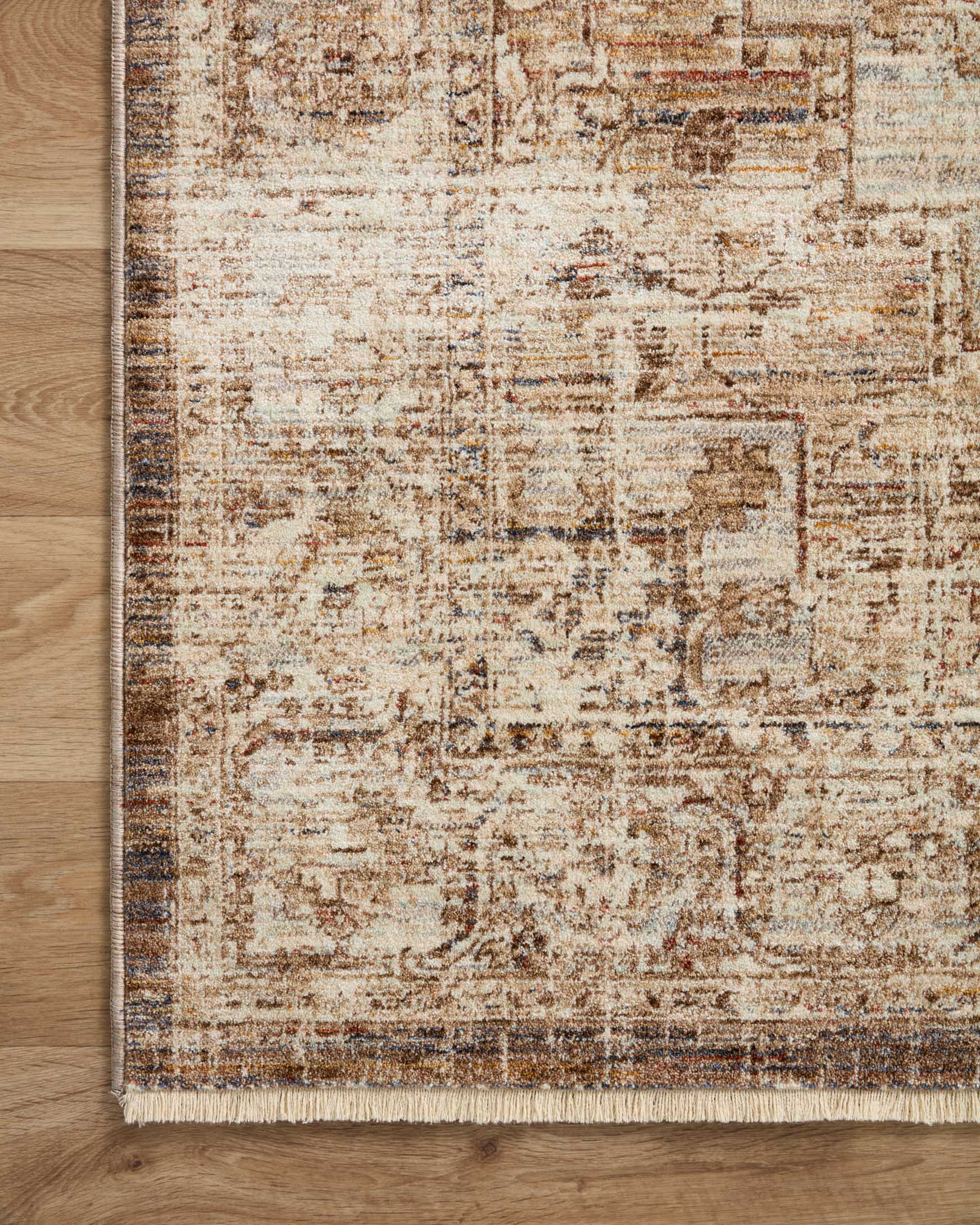 Loloi II Sorrento Mocha / Multi Rug White Cliff Studio Area Rugs