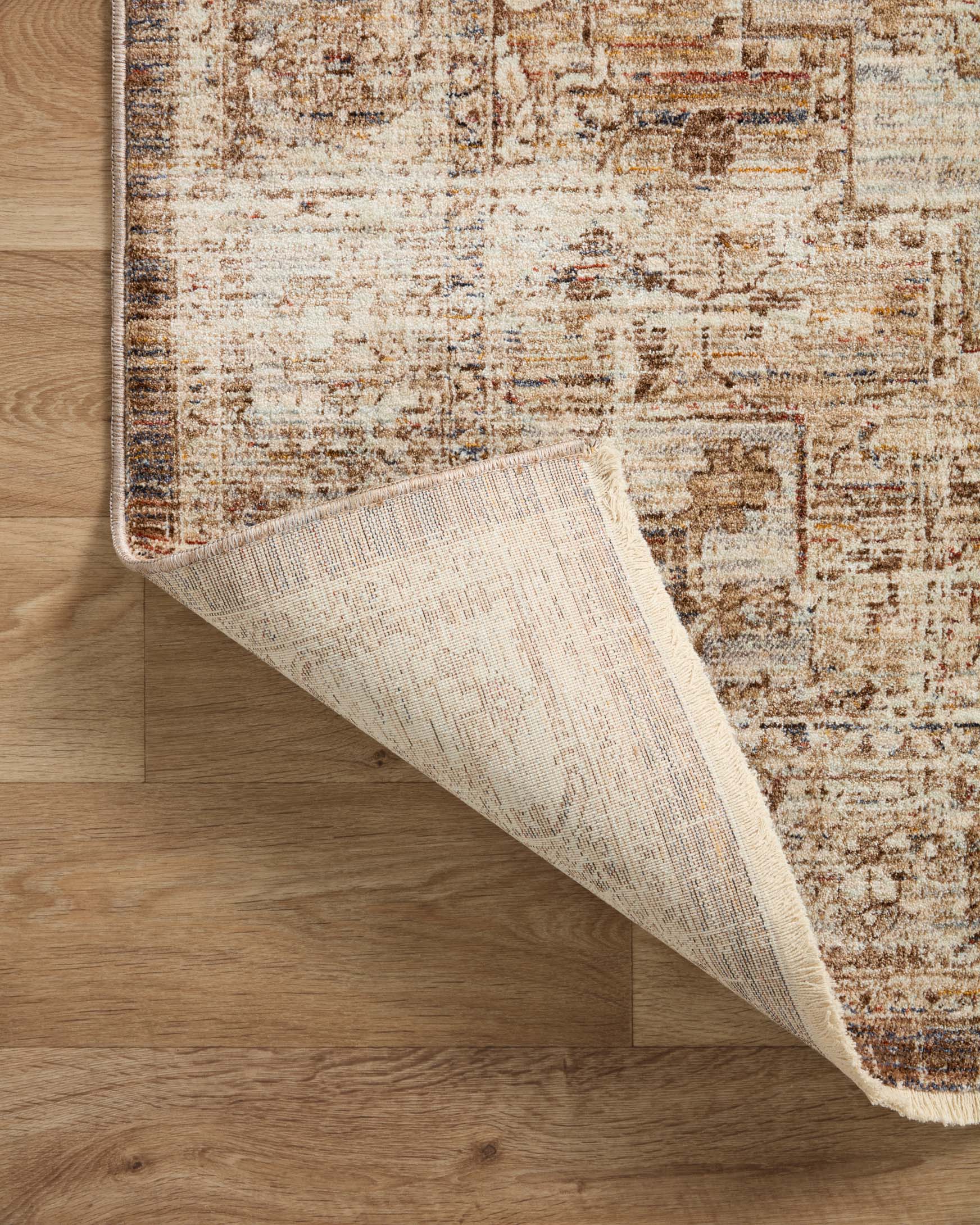 Loloi II Sorrento Mocha / Multi Rug White Cliff Studio Area Rugs
