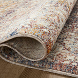 Loloi II Sorrento Natural / Multi Rug White Cliff Studio Area Rugs