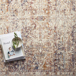 Loloi II Sorrento Natural / Multi Rug White Cliff Studio Area Rugs