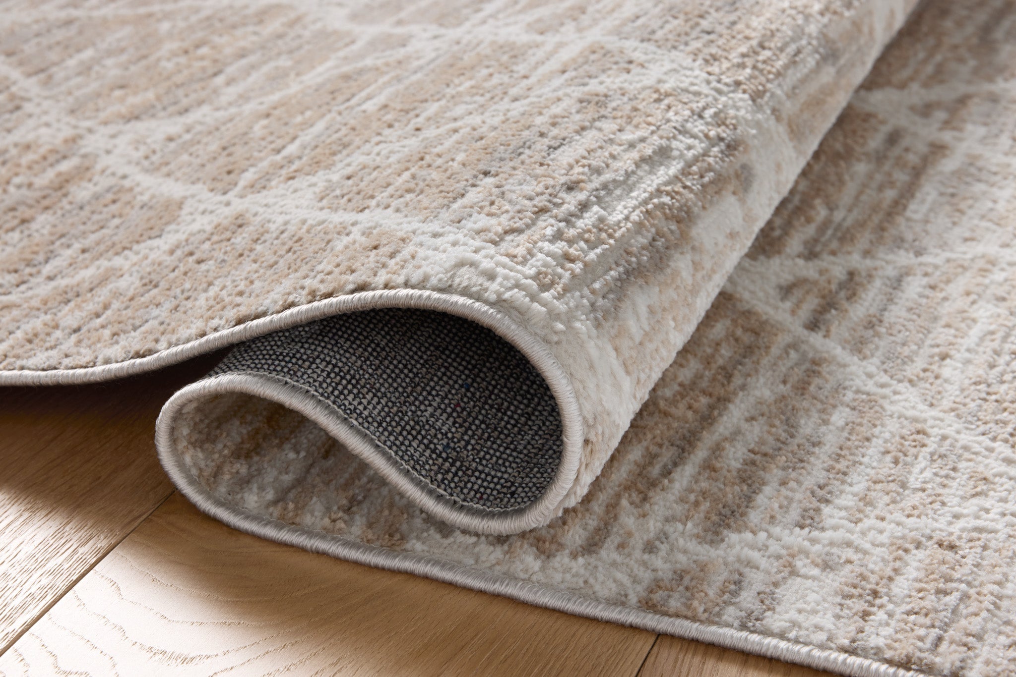 Loloi II Townes Pebble / Beige Rug White Cliff Studio Area Rugs