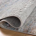 Loloi II Townes Ivory / Sky Rug White Cliff Studio Area Rugs