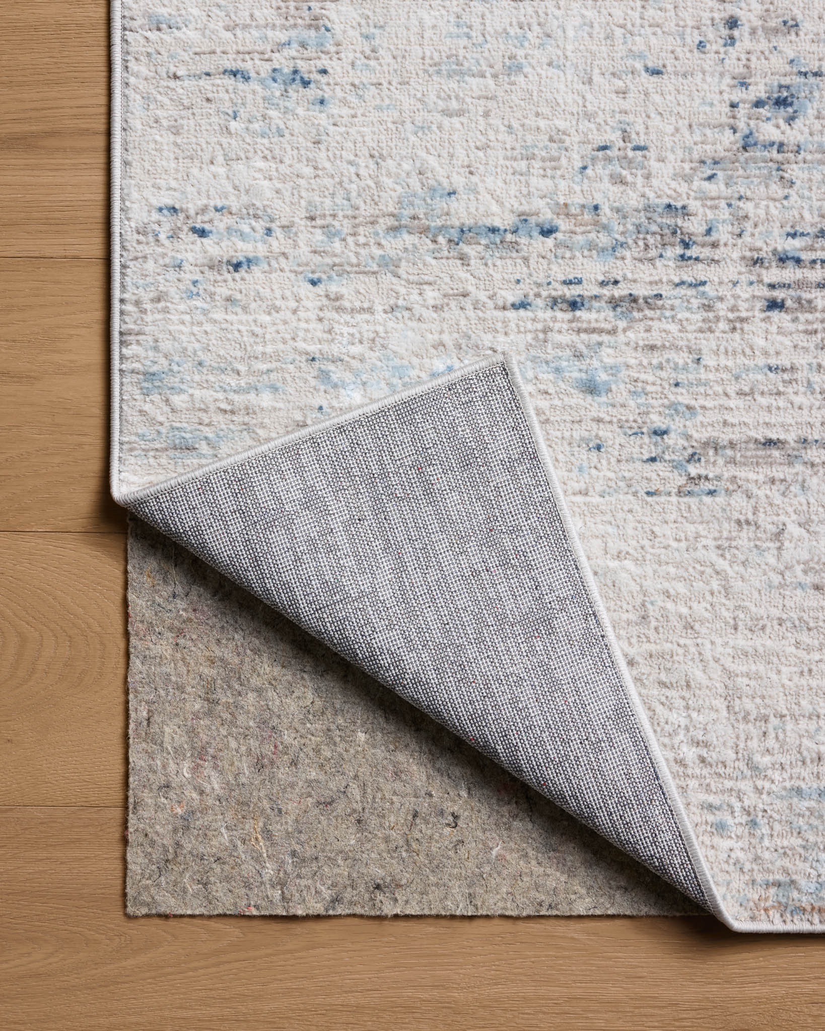 Loloi II Townes Ivory / Sky Rug White Cliff Studio Area Rugs
