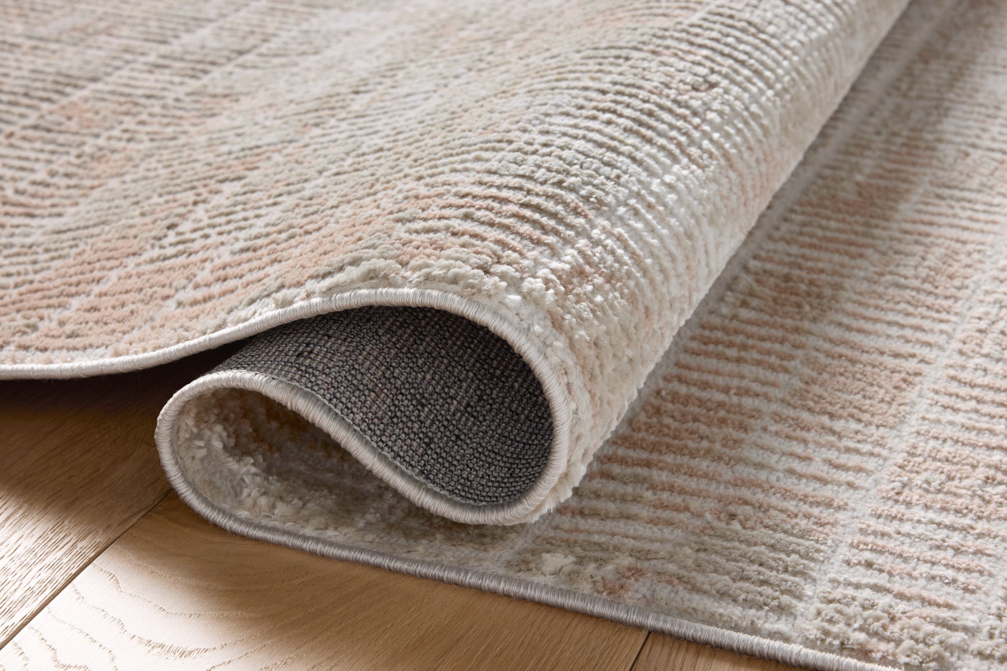 Loloi II Townes Beige / Clay Rug White Cliff Studio Area Rugs