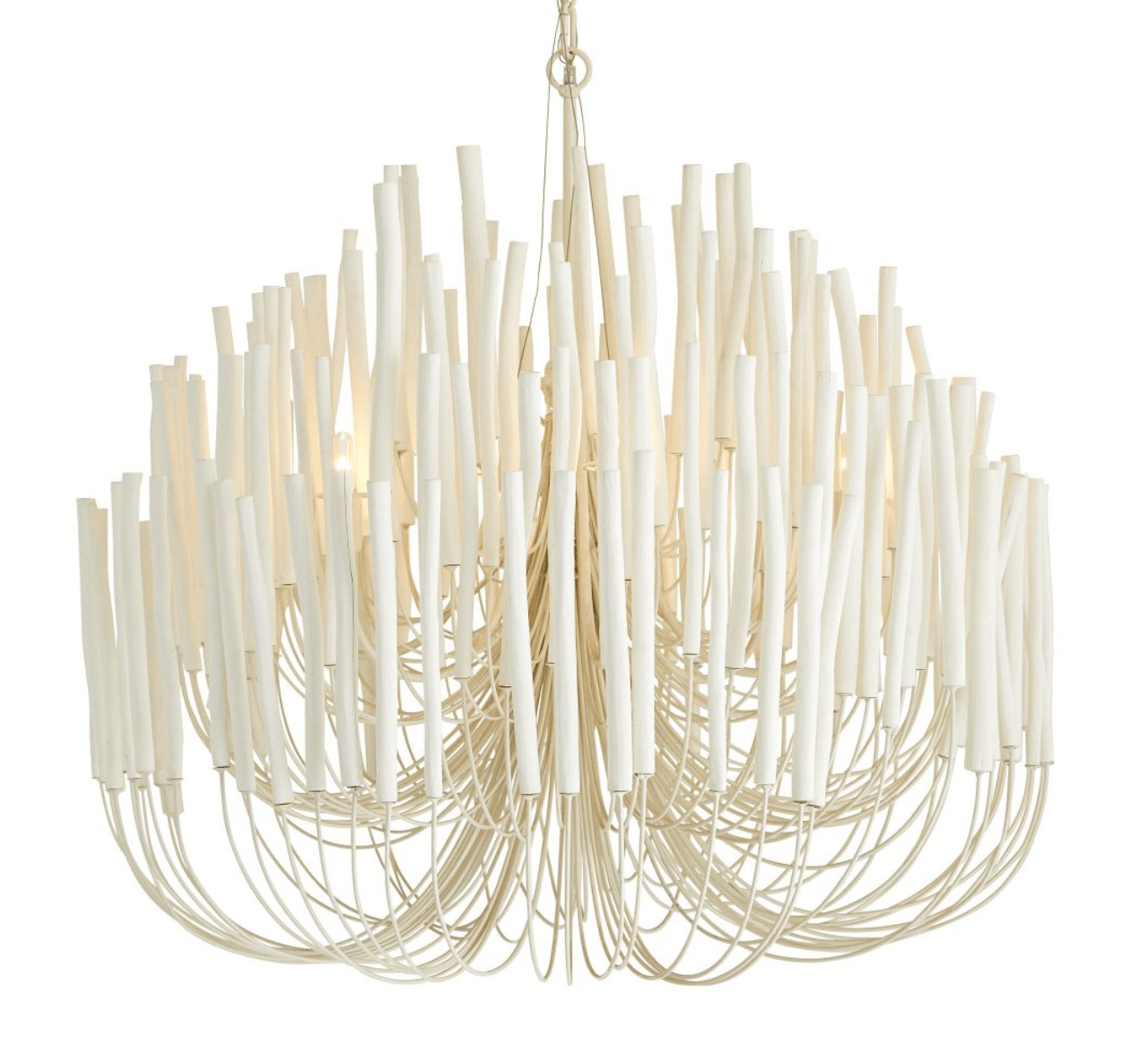 Tilda Multi - Tiered White Chandelier, Large
