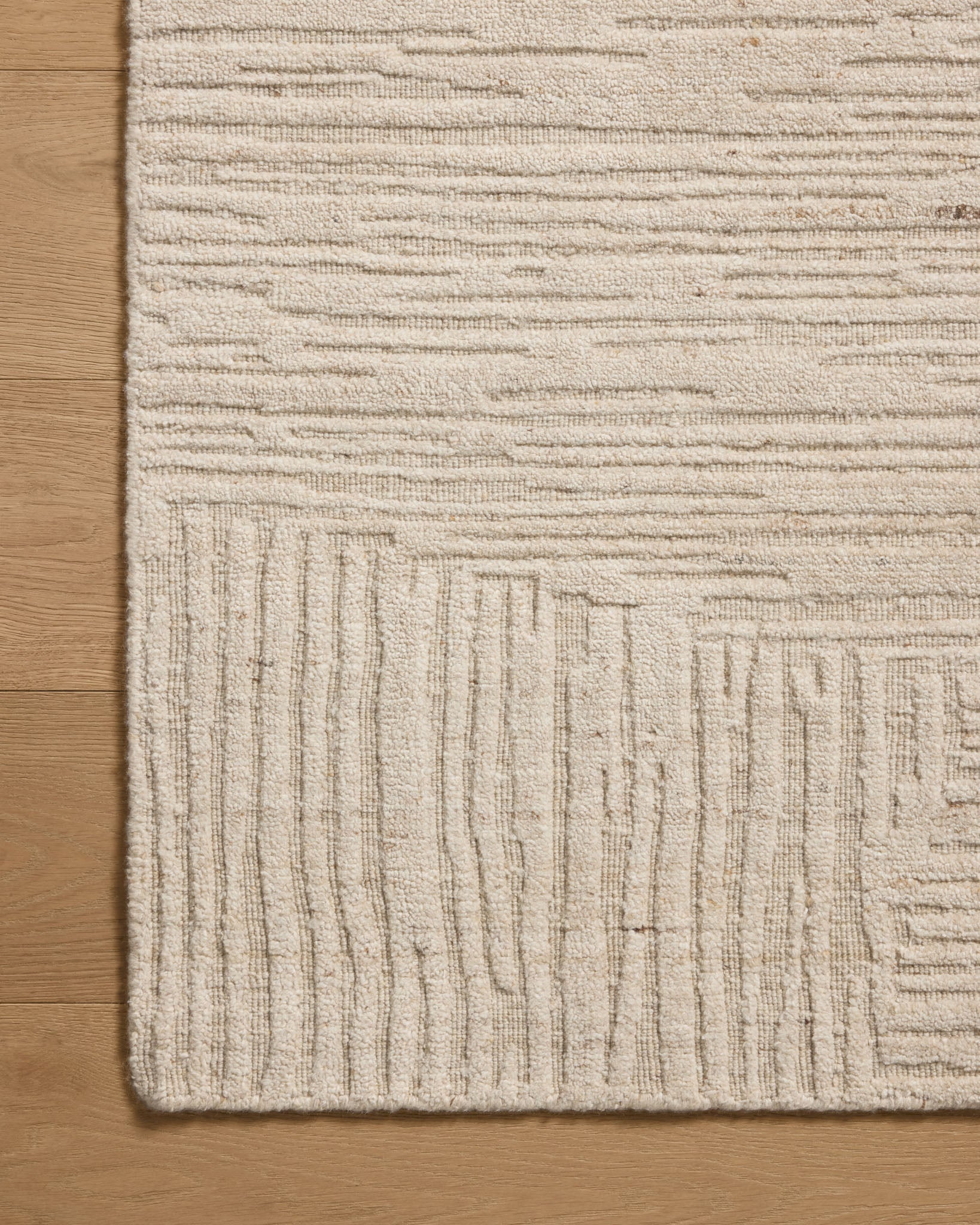 Loloi Woods Bone Rug White Cliff Studio Area Rugs