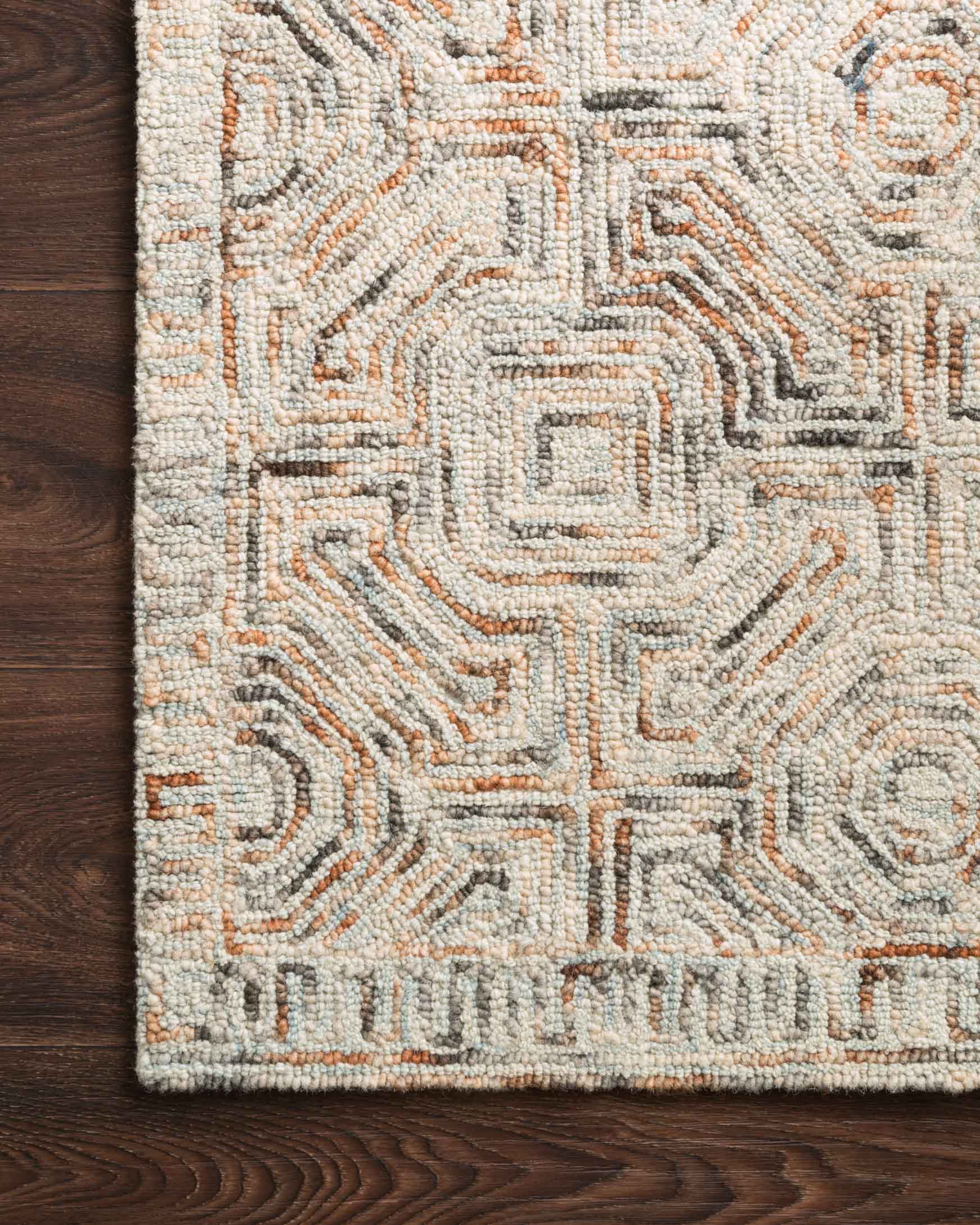 Loloi II Ziva Multi Rug White Cliff Studio Area Rugs