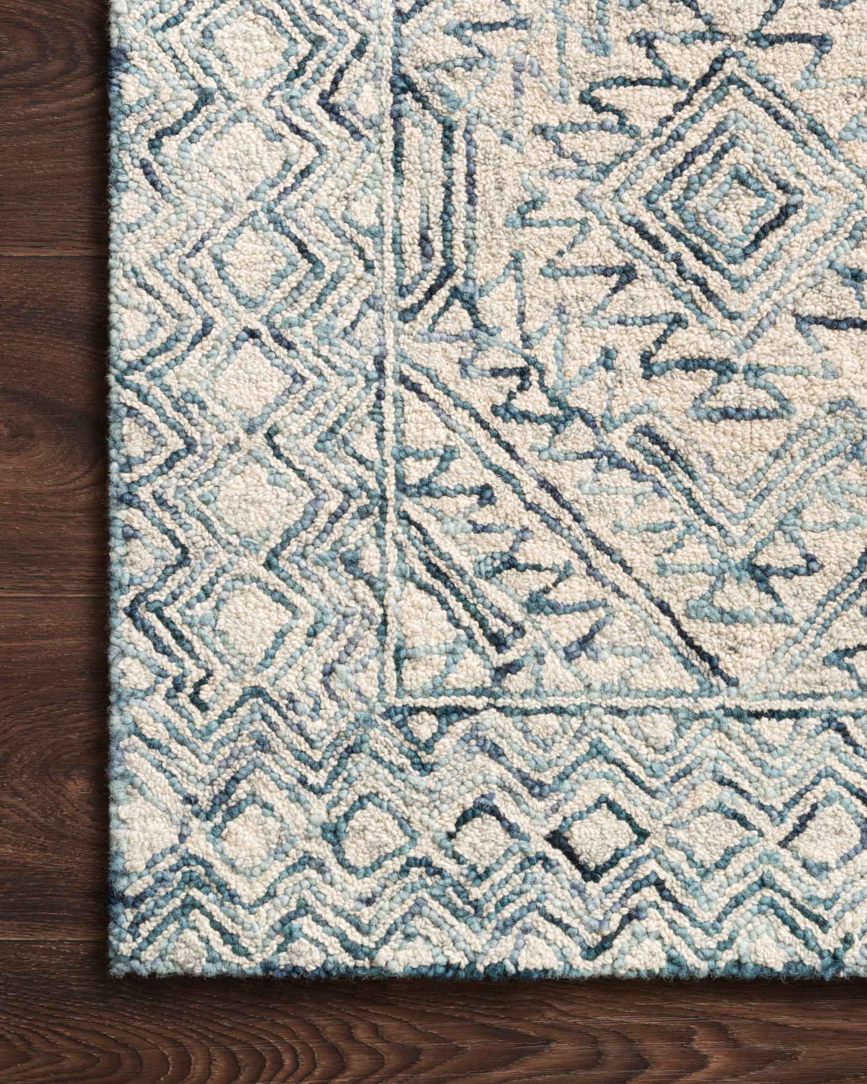 Loloi II Ziva Bluestone Rug White Cliff Studio Area Rugs