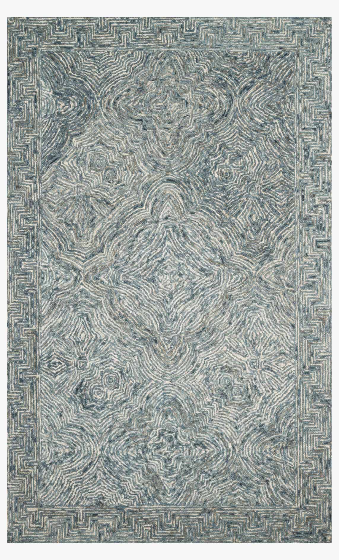 Loloi II Ziva Denim Rug White Cliff Studio Area Rugs