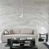 Abstract coffee table - varnished teak - black - rectangular White Cliff Studio COFFEE TABLE