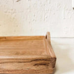 Acacia Wood Trays w Handles White Cliff Studio Serving Boards