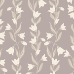 Agatha Wallpaper by Gabriela Dachin White Cliff Studio Florals and Botanicals
