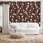 Agatha Wallpaper by Gabriela Dachin White Cliff Studio Florals and Botanicals