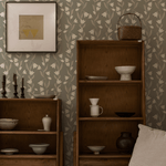 Agatha Wallpaper by Gabriela Dachin White Cliff Studio Florals and Botanicals