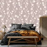 Agatha Wallpaper by Gabriela Dachin White Cliff Studio Florals and Botanicals