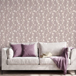 Agatha Wallpaper by Gabriela Dachin White Cliff Studio Florals and Botanicals