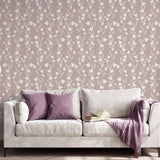 Agatha Wallpaper by Gabriela Dachin White Cliff Studio Florals and Botanicals