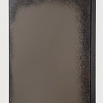 Aged floor mirror - Bronze - black metal frame - heavy aged - rectangular White Cliff Studio Floor Mirror
