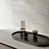 Aged tray - mirror - Bronze - oblong - M White Cliff Studio Trays