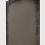 Aged wall mirror - Bronze - black metal frame - heavy aged - rectangular White Cliff Studio Wall Mirror