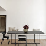 Aged wall mirror - Bronze - black metal frame - heavy aged - rectangular White Cliff Studio Wall Mirror