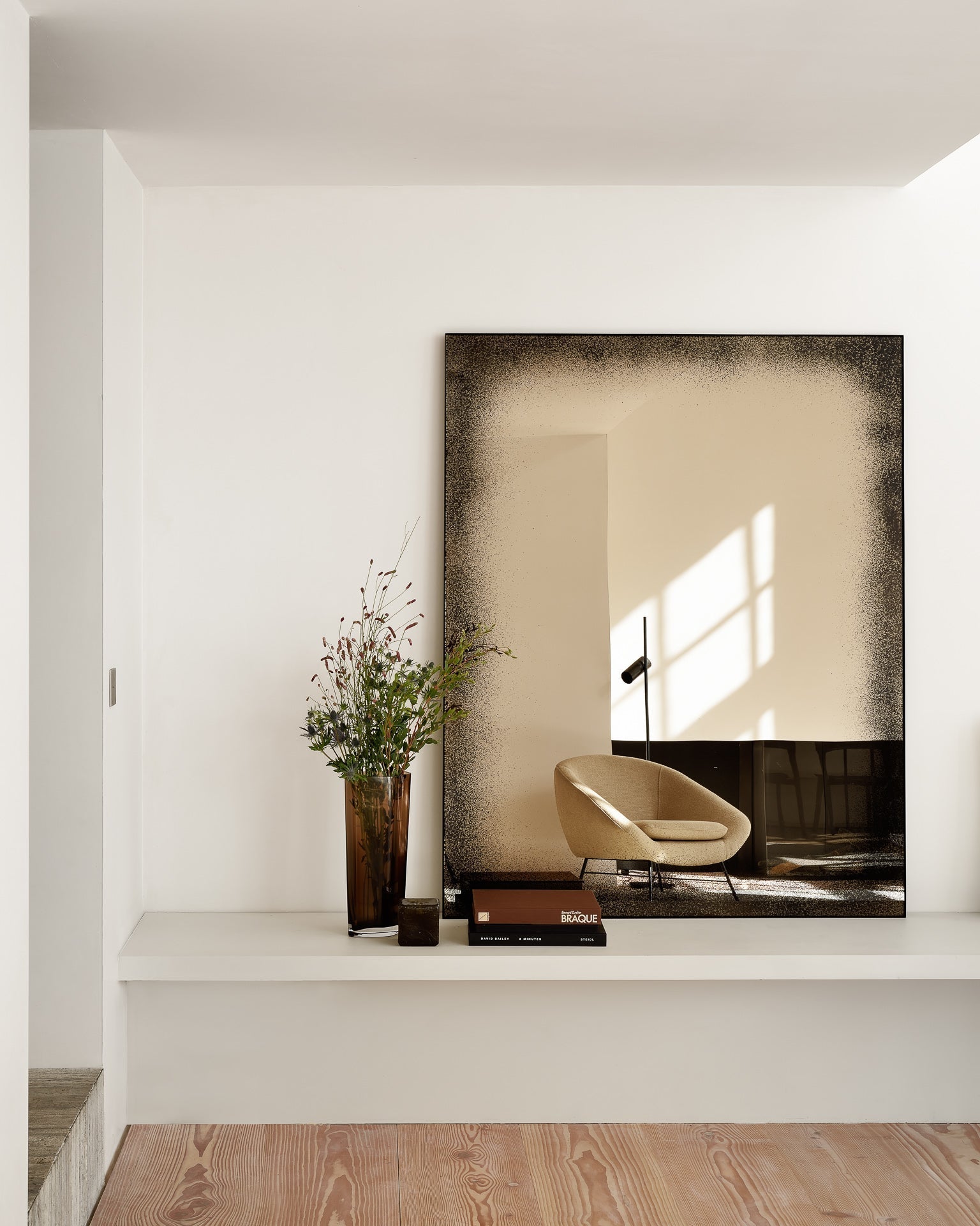 Aged Wall Mirror White Cliff Studio Wall Mirrors