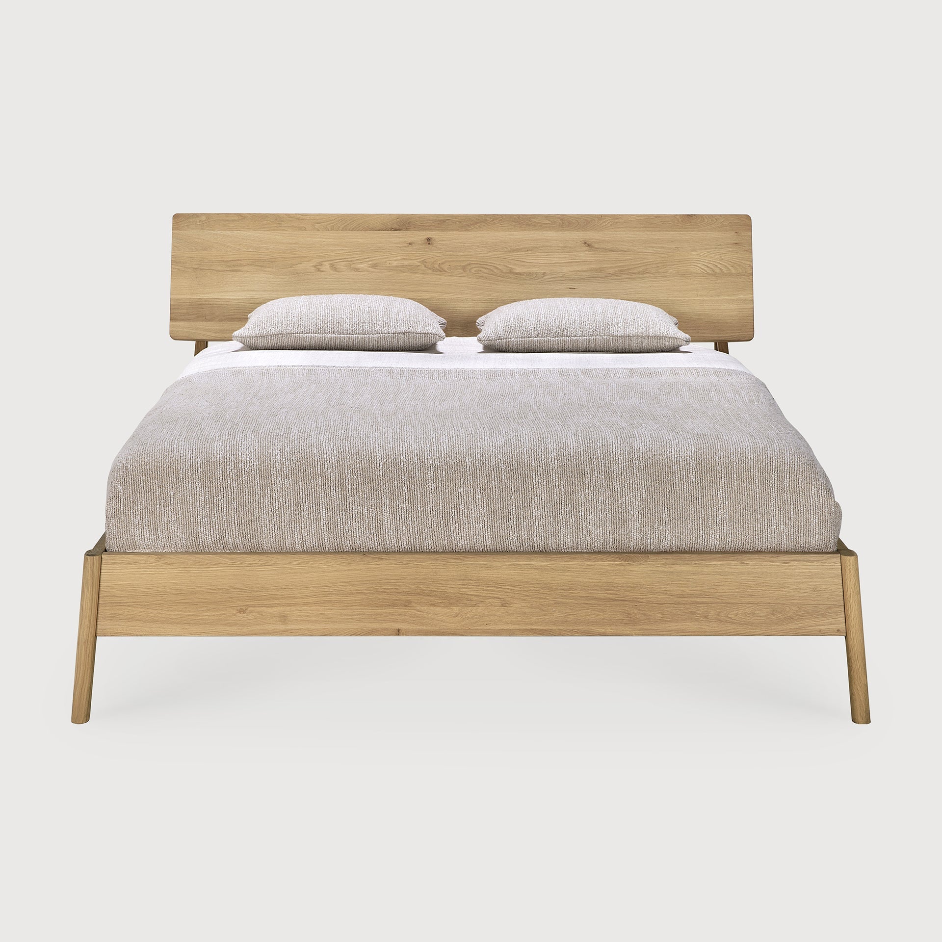 Air bed - oak - US King - with slats White Cliff Studio King Bed Frame