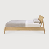 Air bed - oak - US King - with slats White Cliff Studio King Bed Frame