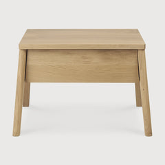 Air bedside table - oak - 1 drawer White Cliff Studio Nightstand