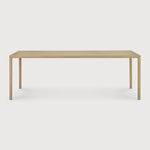 Air dining table - varnished oak - rectangular White Cliff Studio Dining Table