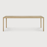 Air dining table - varnished oak - rectangular White Cliff Studio Dining Table