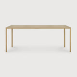 Air dining table - varnished oak - rectangular White Cliff Studio Dining Table