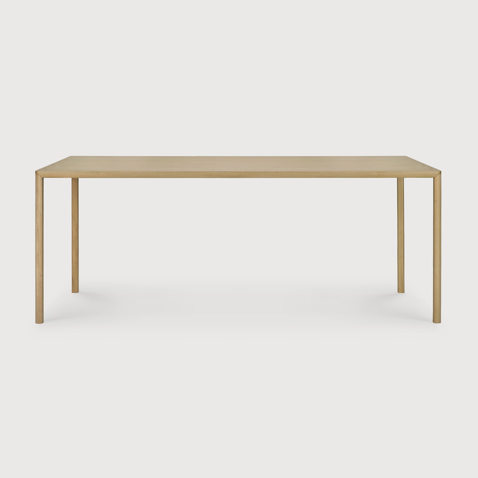 Air dining table - varnished oak - rectangular White Cliff Studio Dining Table