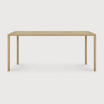 Air dining table - varnished oak - rectangular White Cliff Studio Dining Table