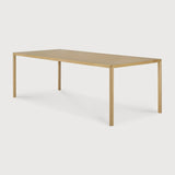 Air dining table - varnished oak - rectangular White Cliff Studio Dining Table