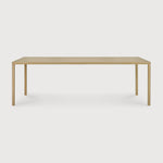 Air dining table - varnished oak - rectangular White Cliff Studio Dining Table