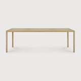 Air dining table - varnished oak - rectangular White Cliff Studio Dining Table