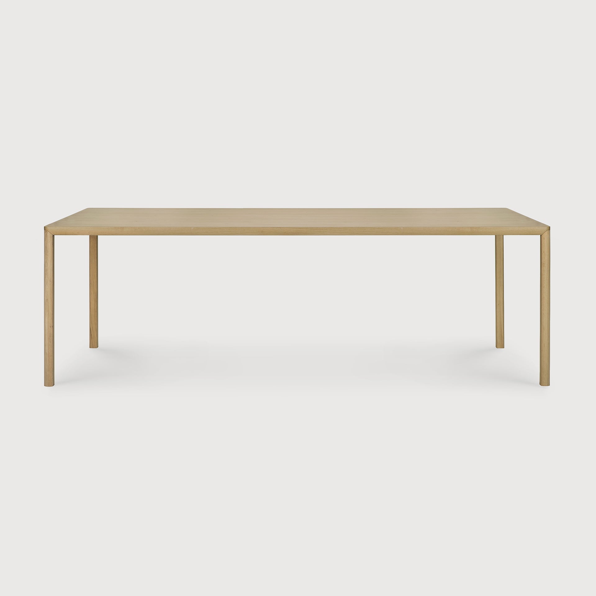 Air dining table - varnished oak - rectangular White Cliff Studio Dining Table