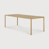 Air dining table - varnished oak - rectangular White Cliff Studio Dining Table
