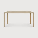 Air dining table - varnished oak - rectangular White Cliff Studio Dining Table