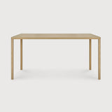 Air dining table - varnished oak - rectangular White Cliff Studio Dining Table