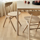 Air dining table - varnished oak - rectangular White Cliff Studio Dining Table