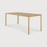 Air dining table - varnished oak - rectangular White Cliff Studio Dining Table