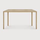 Air dining table - varnished oak - rectangular White Cliff Studio Dining Table