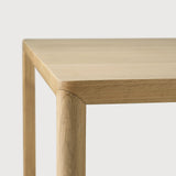 Air dining table - varnished oak - rectangular White Cliff Studio Dining Table