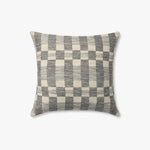 Amber Lewis x Loloi Adams Charcoal / Ivory Pillow White Cliff Studio Throw Pillows